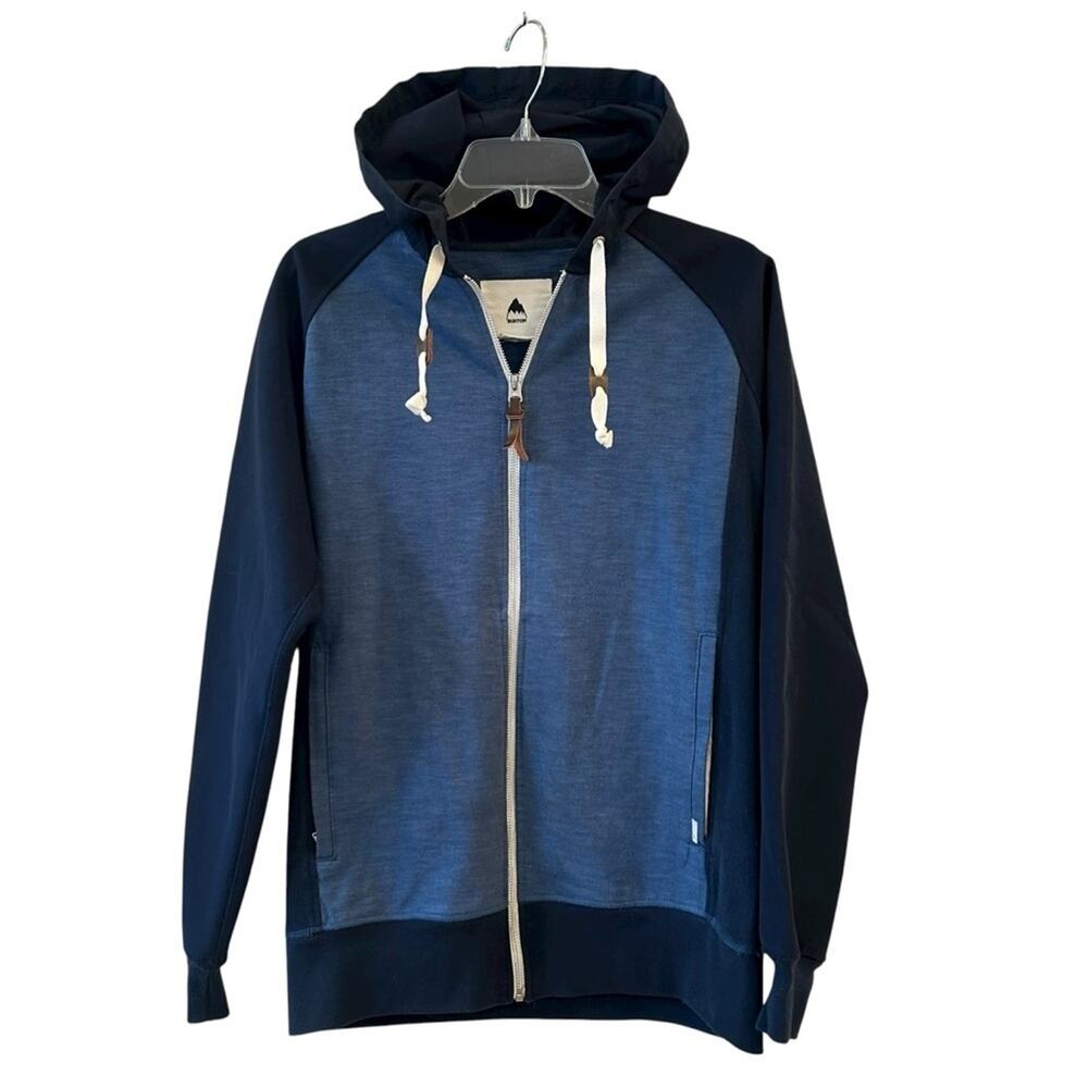 Burton Women’s Piper Hoodie DRYRIDE Jacket Navy Denim Blue Size Small EUC
